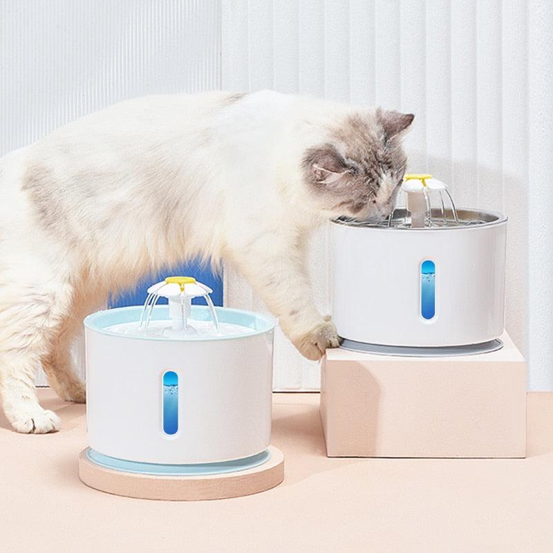 Fonte de água automático para gatos - Pet - Acessórios para Gatos, Alimentação Saudável para Gatos, Alta Qualidade, Automático, Bebedouro, Bem-Estar Animal, Cuidados com Gatos, Design Moderno, Durável, Eficient, Fonte de Água, Fonte de Água para Gatos, Fácil de Usar, Gatos, Hidratação, Inovador, pet, Produtos para Pet, Prático, Purificador de Água, Resistente, Saúde Animal, Silencioso