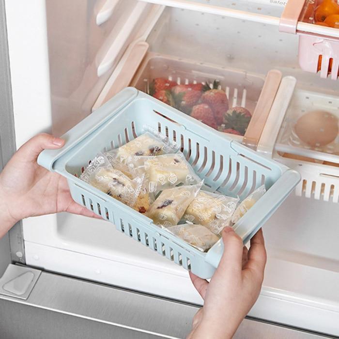 Gaveta extensiva para geladeiras - Cozinha - geladeira, organizacao, suacasa - Casa Mefyto - Gaveta extensiva para geladeiras