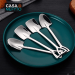 Jogo de Colheres exclusivas em forma de Pá - Cozinha - acessórios de cozinha, colheres de cozinha, colheres em forma de pá, conjunto de colheres, presentes artesanais, presentes de cozinha, presentes exclusivos, presentes para cozinheiros, produtos de cozinha, suacasa, utensílios de cozinha, utensílios de cozinha em forma de pá, utensílios de cozinha exclusivos