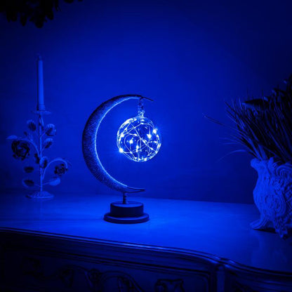 Lunar Lamp - Luminária LED Artesanal - Decorações - luminaria, suacasa - Casa Mefyto - Lunar Lamp - Luminária LED Artesanal