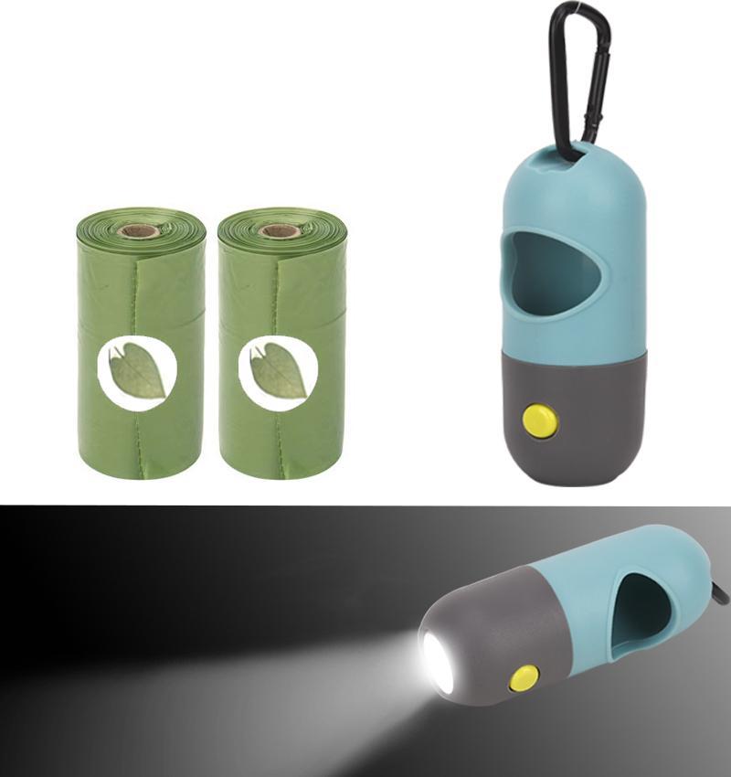 Poop Bag LED - Lanterna com sacos Biodegradáveis - Pet - pet - Casa Mefyto - Poop Bag LED - Lanterna com sacos Biodegradáveis