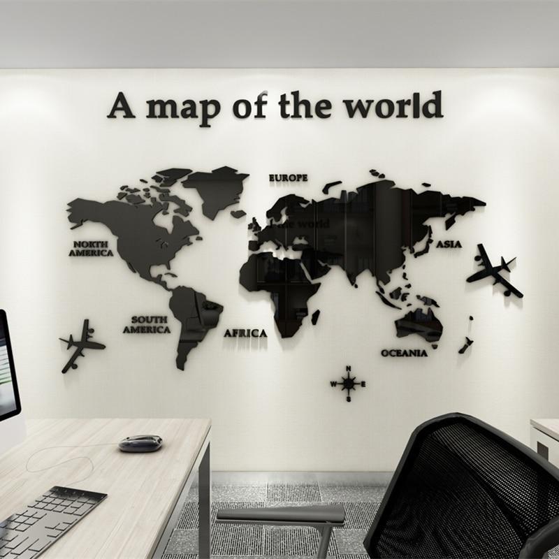 Quadro Mapa Mundial - Decorações - suacasa - Casa Mefyto - Quadro Mapa Mundial