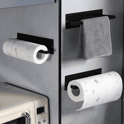 Suporte Para Papel Toalha Celine - Cozinha - acessórios para cozinha, higiene pessoal, organizacao, organização de cozinha, suacasa, suporte, suporte de papel toalha, suporte de papel toalha de alta qualidade, suporte de papel toalha de aço inoxidável, suporte de papel toalha de estilo moderno, suporte de papel toalha de fácil instalação, suporte de papel toalha de parede, suporte de papel toalha resistente, suporte para cozinha, utensílios de cozinha, utilidade doméstica