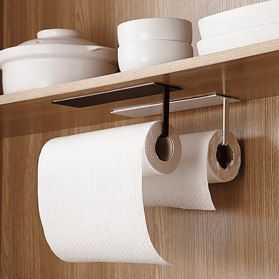 Suporte Para Papel Toalha Celine - Cozinha - acessórios para cozinha, higiene pessoal, organizacao, organização de cozinha, suacasa, suporte, suporte de papel toalha, suporte de papel toalha de alta qualidade, suporte de papel toalha de aço inoxidável, suporte de papel toalha de estilo moderno, suporte de papel toalha de fácil instalação, suporte de papel toalha de parede, suporte de papel toalha resistente, suporte para cozinha, utensílios de cozinha, utilidade doméstica